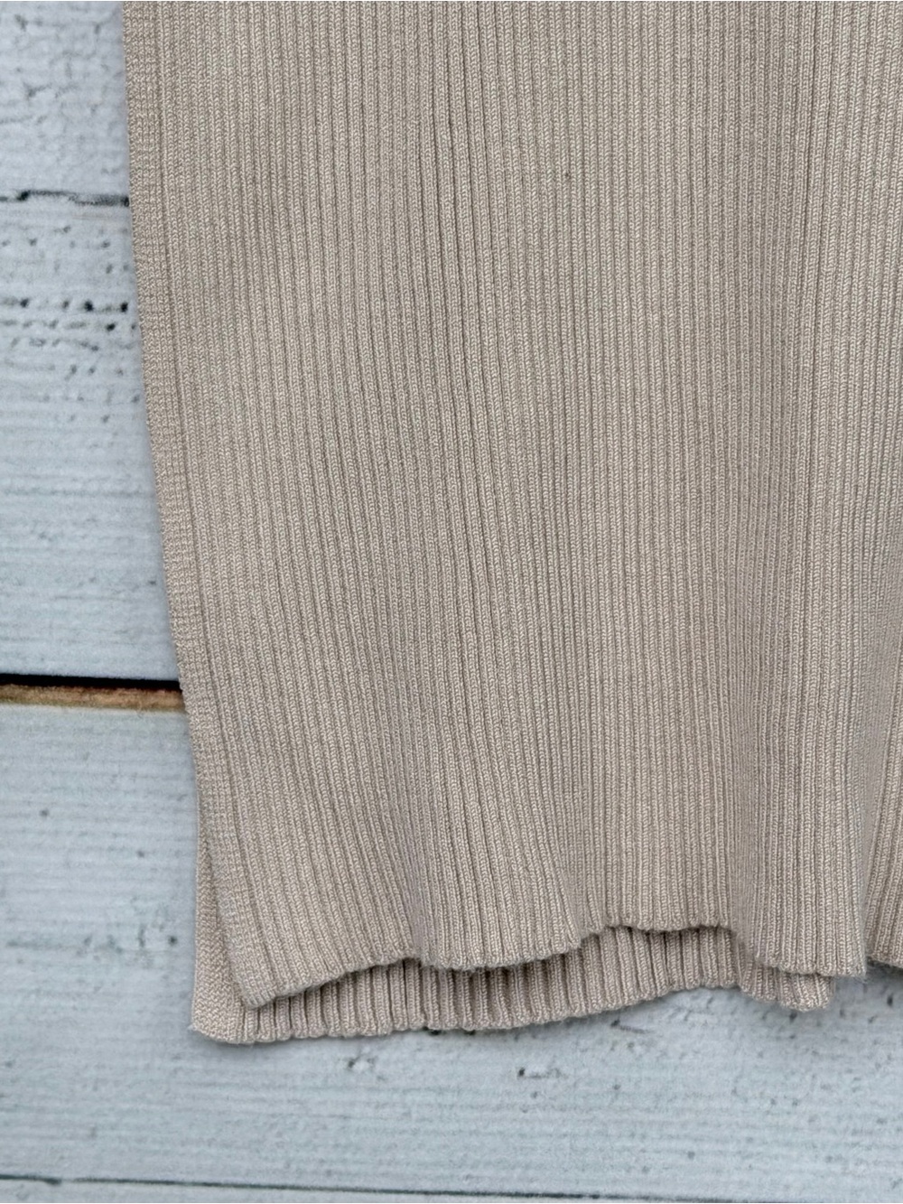 Sincerely Jules Ribbed Knit VNeck Crop Top Side Slit Midi Skirt Set Size Small - Picture 9 of 12